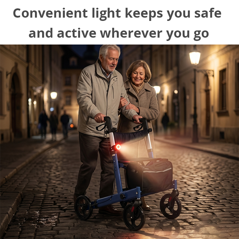 WA86002 USB Type-C LED Rear Light for Rollator Walker Night Safety Accessory Manufacturer