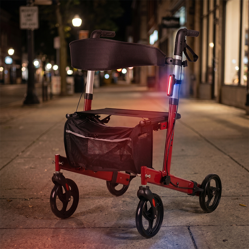 WA86003 Premium Rollator Walker Safety Light for Elderly Night Travel OEM ODM Manufacturer