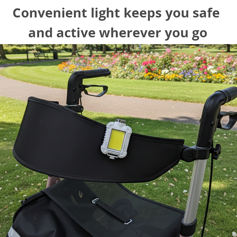 Exclusive Manual Rollator Accessory Multi-function Sports Light Multiple Lighting Modes CE Certified Home Use Safe Comfortable
