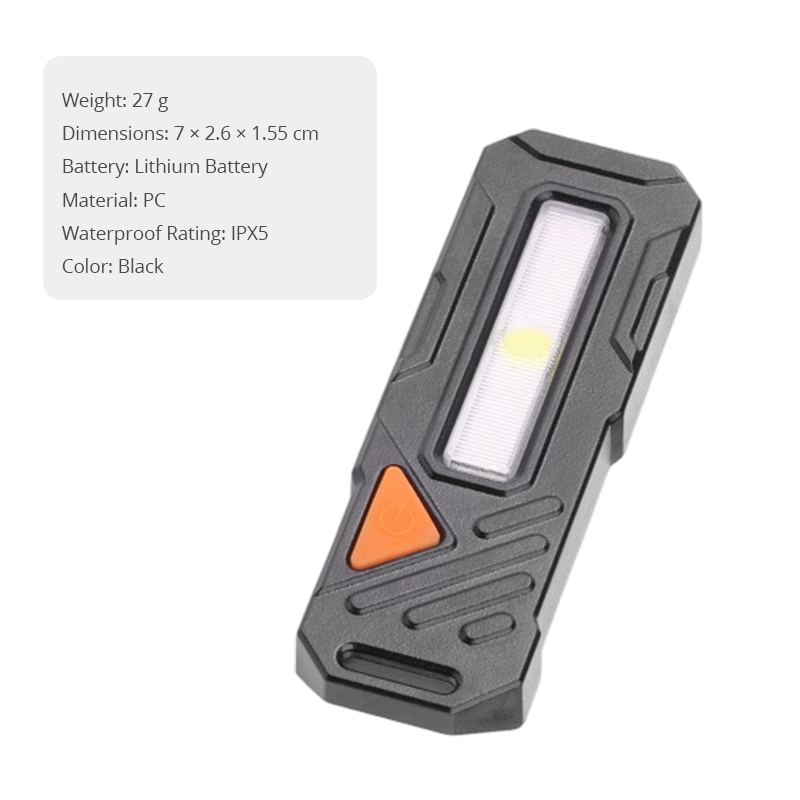 WA86015   RollatorWalker Safety Flashlight OEM ODM Supplier, Lightweight Clip-on LED Light IPX5 Waterproof for Elderly Fall Prevention Use