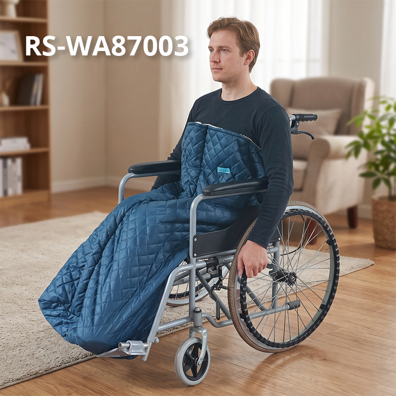 WA87003 Universal Wheelchair Winter Leg Cover Waterproof Fleece Foot Muff OEM Rehabilitation Accessories