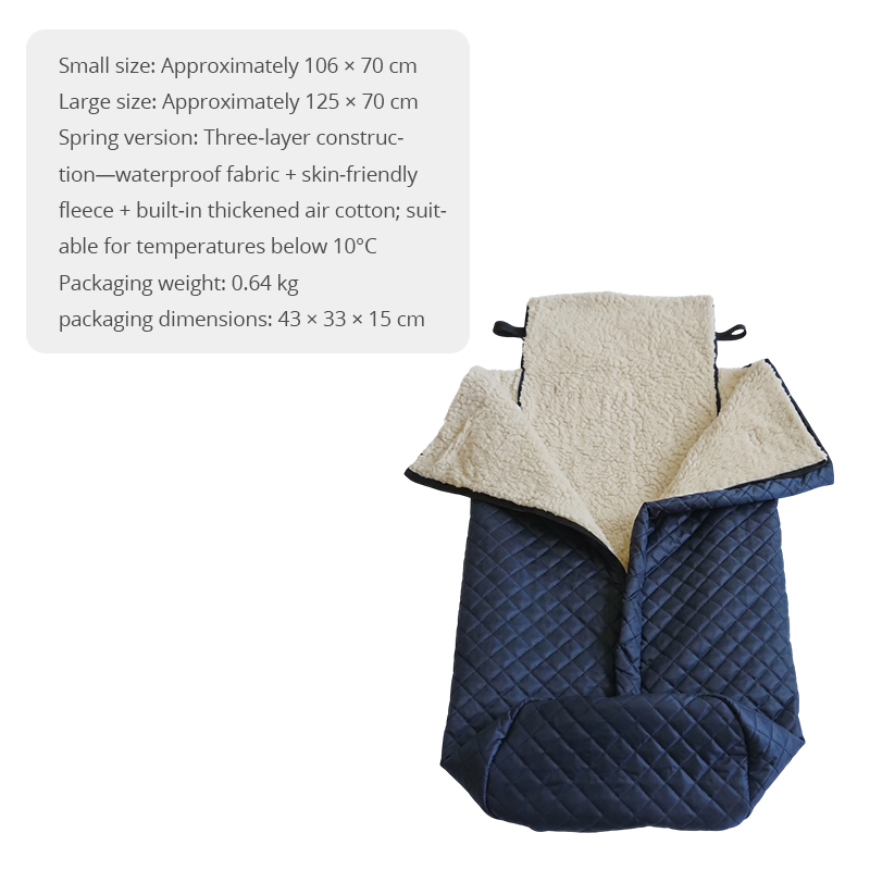WA87003 Universal Wheelchair Winter Leg Cover Waterproof Fleece Foot Muff OEM Rehabilitation Accessories