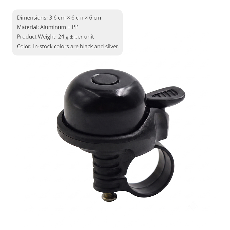 WA88003 Rollator Walker Bell Safety Alarm IPX5 Waterproof 360° Rotatable Universal Fit Mobility Aid Accessories for Walker Rollator