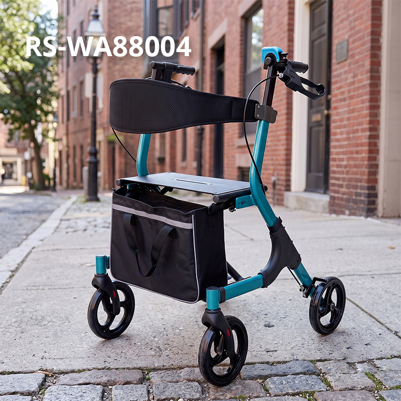 WA88004  Walker Horn Bell IPX5 Waterproof 360° Rotatable Safety Alert Bell for Rollator Walker 22-32mm Universal Mobility Aid Accessories