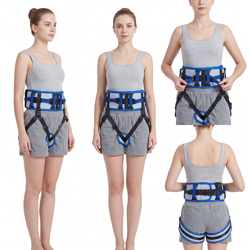 WA89001  Adjustable Patient Transfer Gait Belt with Leg Straps Elderly Standing Assist Belt Medical Care OEM Supplier