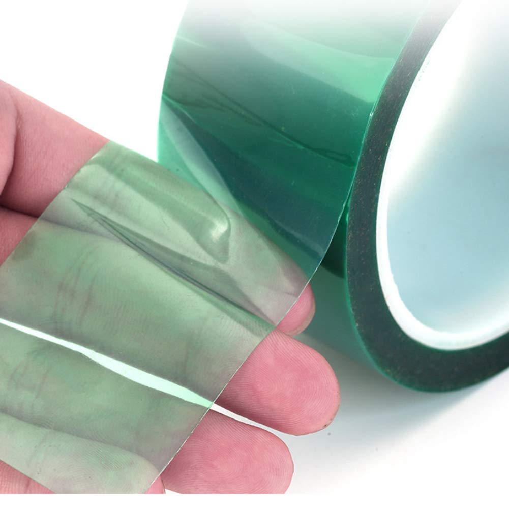 Precision PCB Protective Tape - Green PET Polyester with Superior Heat & Chemical Resistance