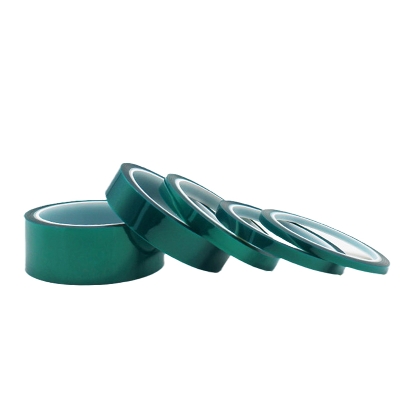 Precision PCB Protective Tape - Green PET Polyester with Superior Heat & Chemical Resistance
