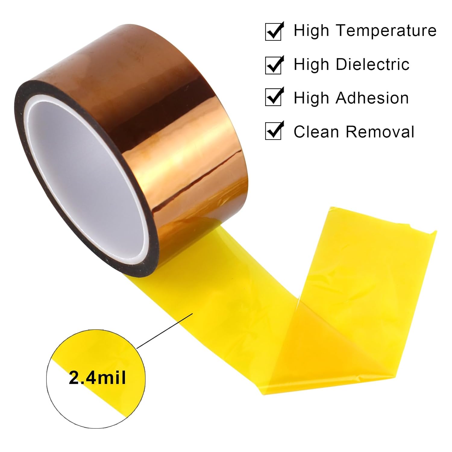 Superior High Temperature Masking PI Kapton Tape for Automotive Engine Repairs