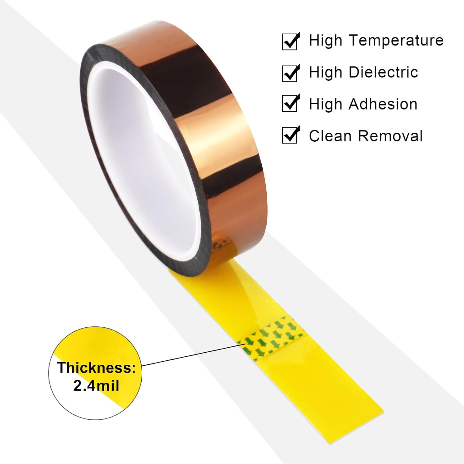 Best Selling|Gold Finger Kapton Tape|Chemical Resistant Armor|Dark Brown|Industrial Painting Masking|https://www.lvmeikapton.com/