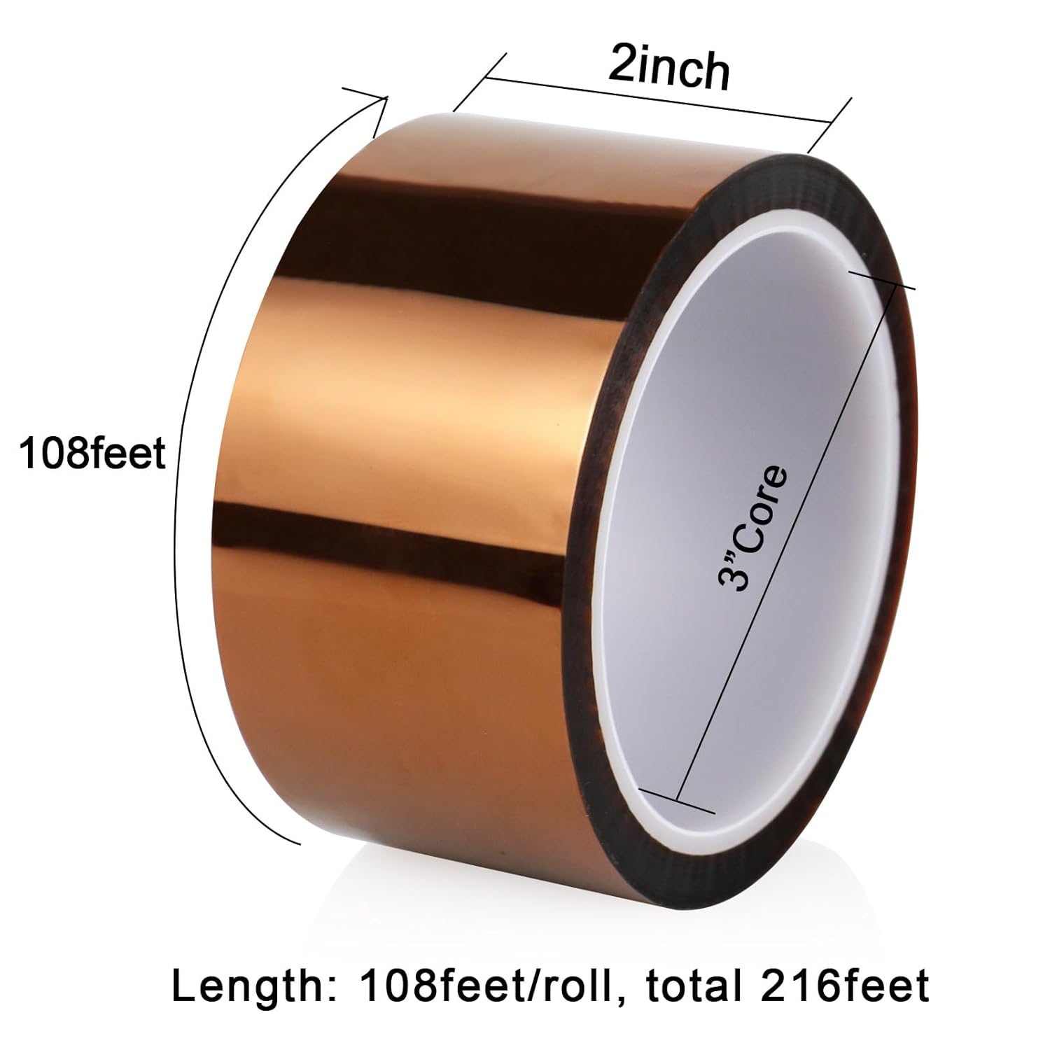 Superior High Temperature Masking PI Kapton Tape for Automotive Engine Repairs