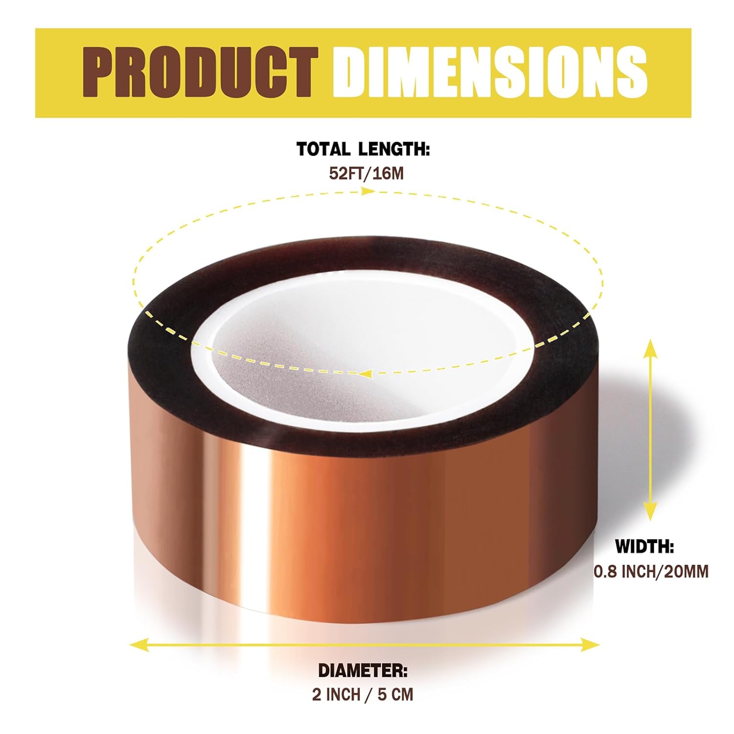 Robust High Temperature Masking PI Kapton Tape for Railway Equipment Maintenance in Heat Zones