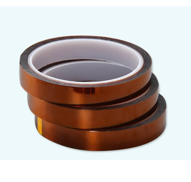 Kaptone Polyimide Gold Finger Film Adhesive Tape High-Temperature Heat Resistant Waterproof Silicone PET Hot Die Cut Warning