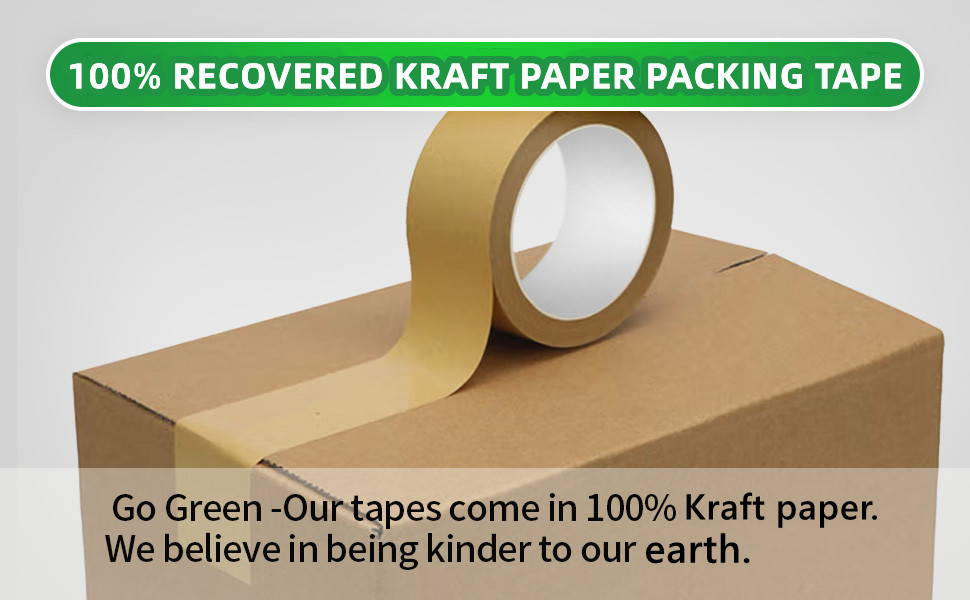 Eco Friendly & Biodegradable Kraft Paper Packing Tape