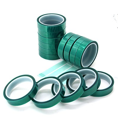 PET Green Polyester Tape with Silicone Adhesive for High Temperature Masking