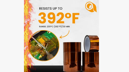 Best selling|PI material high temperature resistant 300 tape|Long-lasting|Gray|Reflow soldering|Component fixing|55mm*4m|Available|https://www.lvmeikapton.com/