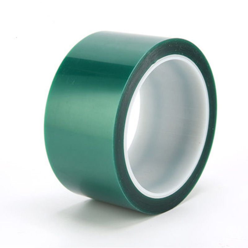 Precision PCB Protective Tape - Green PET Polyester with Superior Heat & Chemical Resistance
