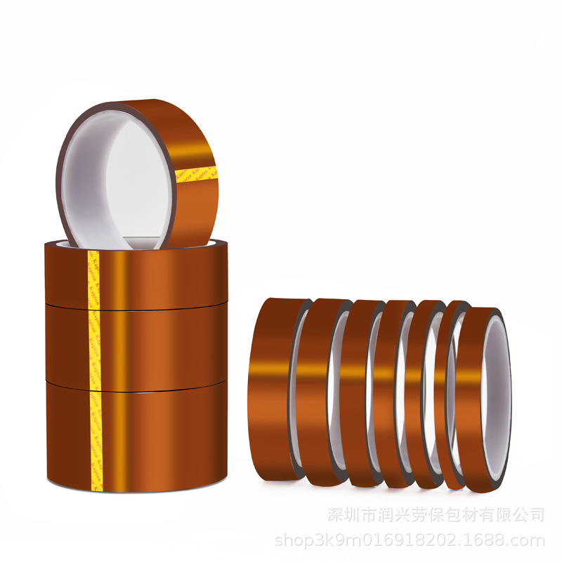 Best selling|Gold Finger High-Temp|Industrial Tough|Black|High-Voltage|Electrical Equipment|25mmx50m|OEM Design|https://www.lvmeikapton.com/