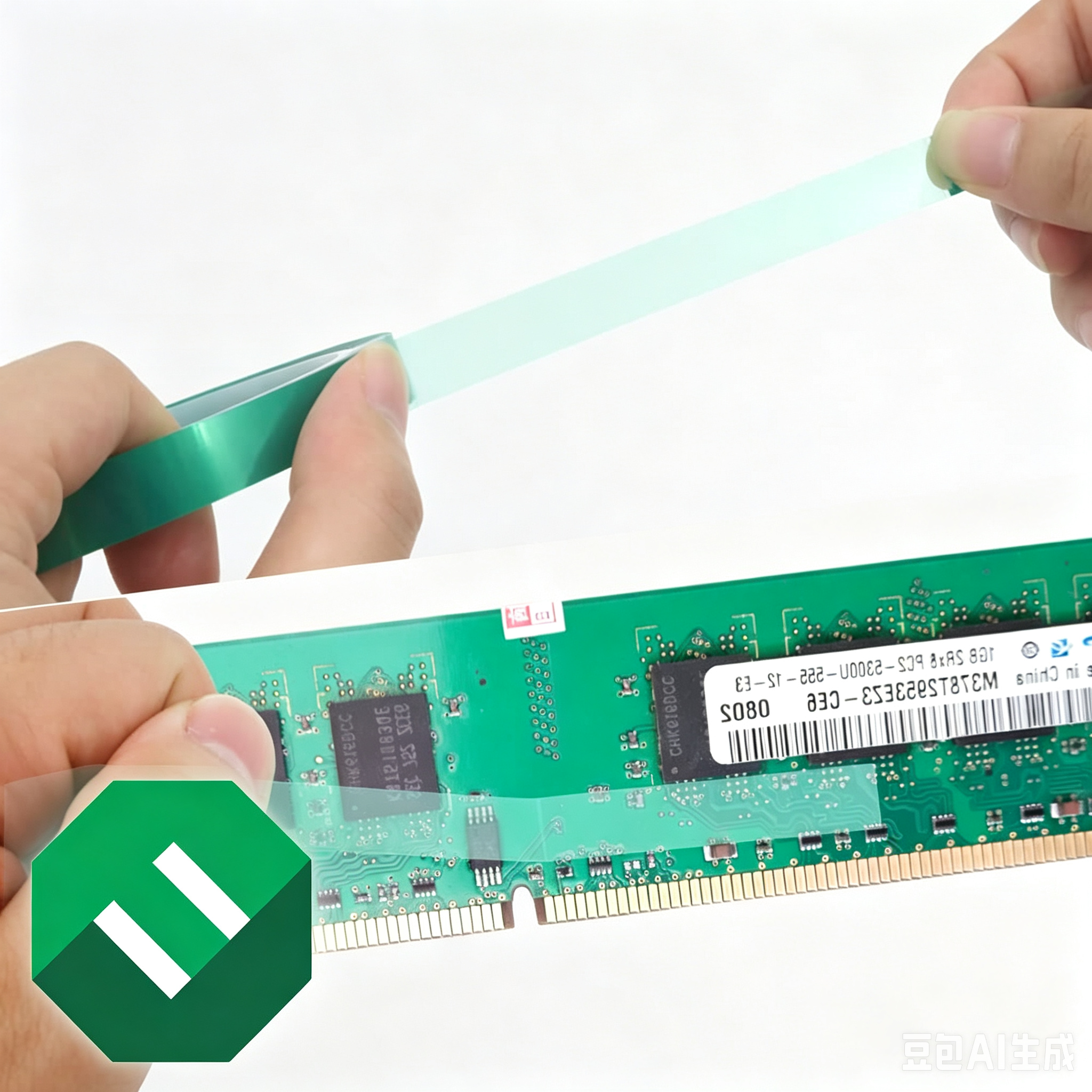 Polyester Powder Coating Masking Tape with Rubber Adhesive, Heat Resistant Up to 177°C with Clean Removal