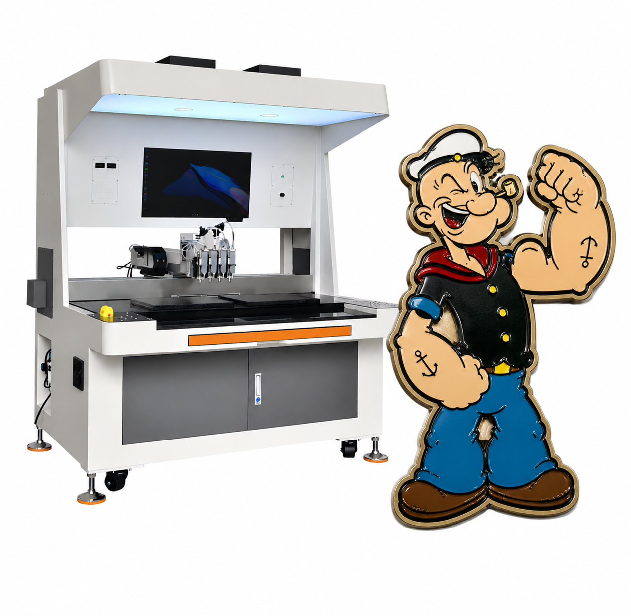 Fully Automatic Badge Enamel Filling machine