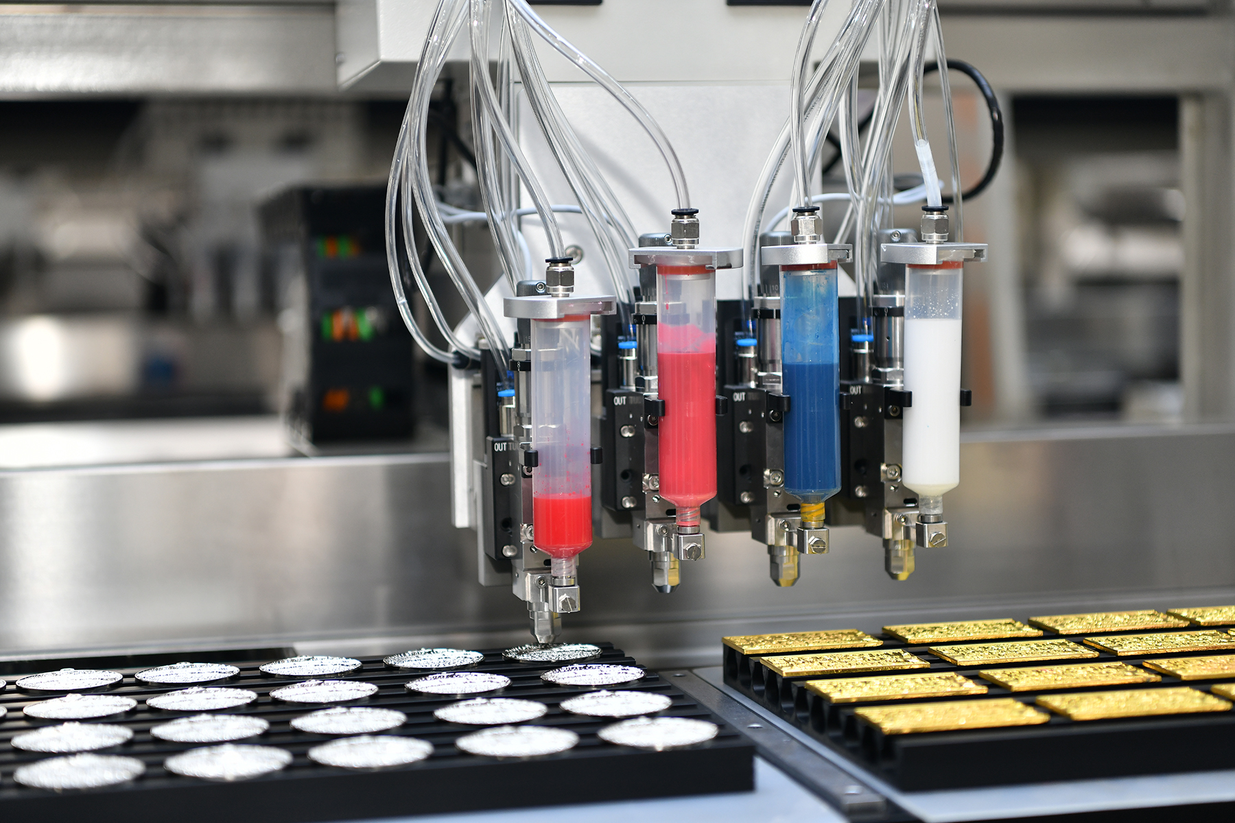 High‑Precision Epoxy Resin Dome Filling Machine, Servo Control