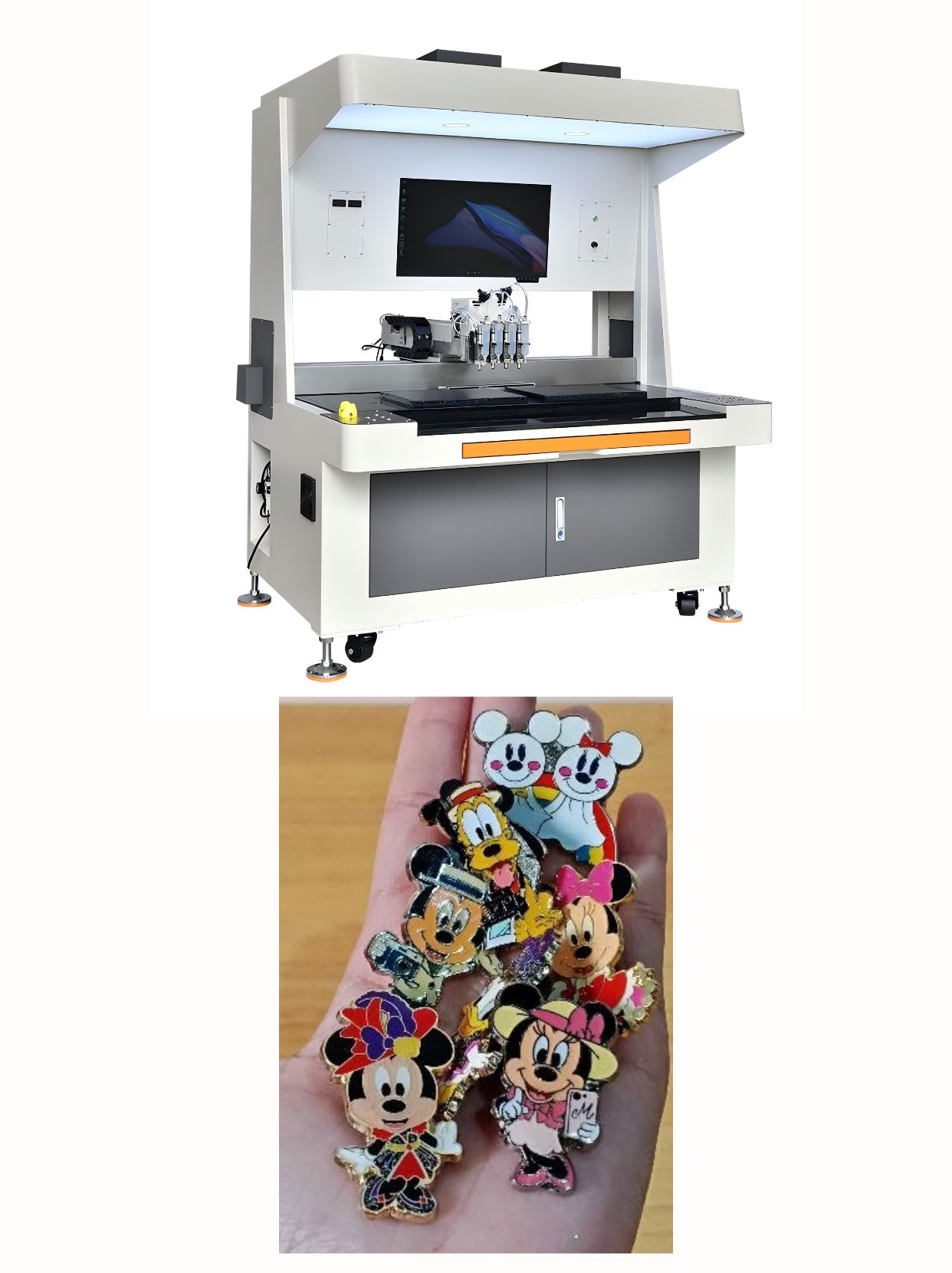 AI Vision Badge Coloring Machine – Stop Drawing Every Badge Dispensing Path Manually