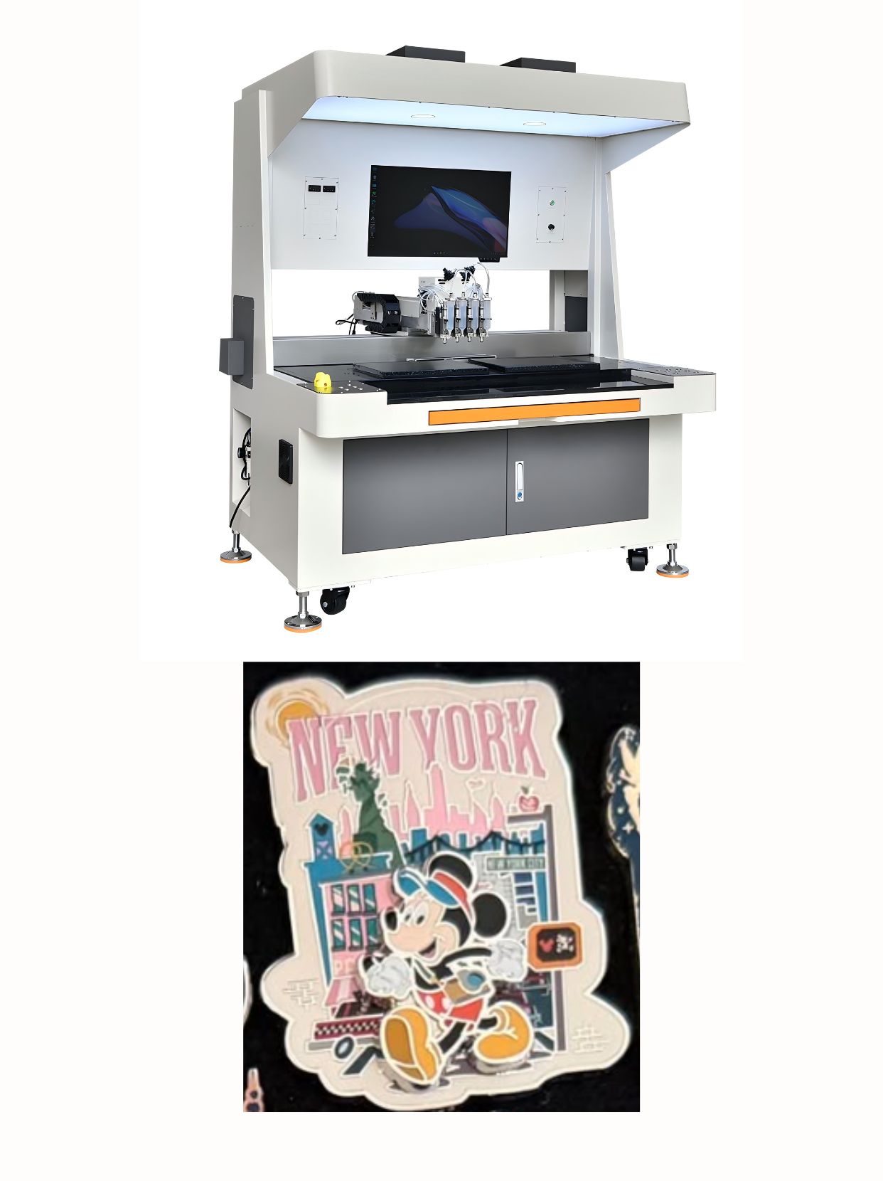 AI Vision Badge Coloring Machine – Stop Drawing Every Badge Dispensing Path Manually