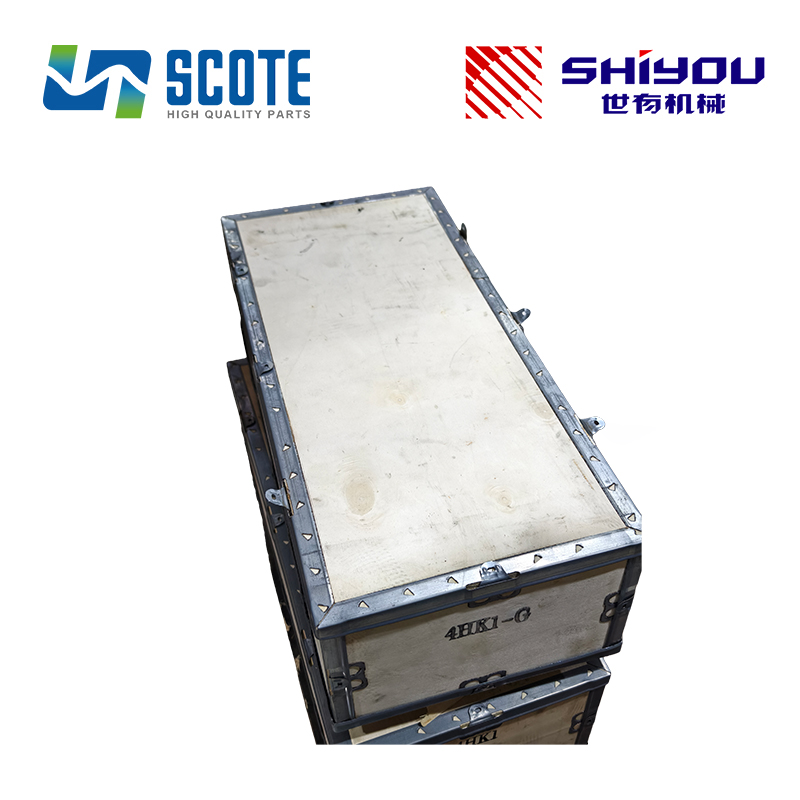 SCOTE 8-98170619-0 8981706190 Diesel Engine Cylinder Head Assmbly for Engine ISUZU 4HK1 Excavator HITACHI ZX200-3 ZX240-3 Construction Machinery Parts