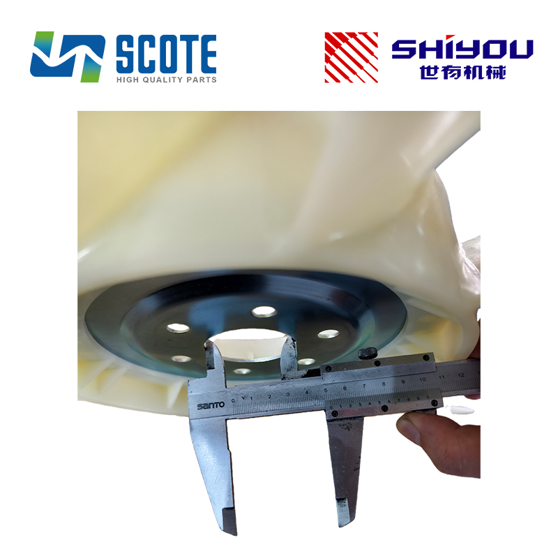 SCOTE 600-623-8580 6006238580 Aftermarket Engine Cooling Fan Blade for KOMATSU Engine S6D102E SAA4D102E 6D107E Bulldozer D31-21 D37-21 D39-21