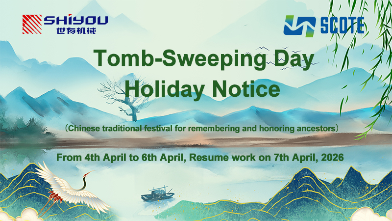 SCOTE PARTS Tomb-Sweeping Day Holiday Notice in 2026