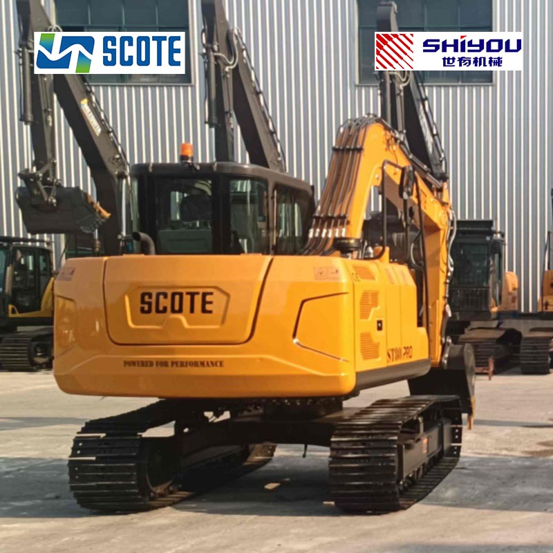 SCOTE ST80 PRO 8-Ton Crawler Excavator Powered by Kubota V2607-T Engine 42.4kw Bucket Capacity 0.3m³
