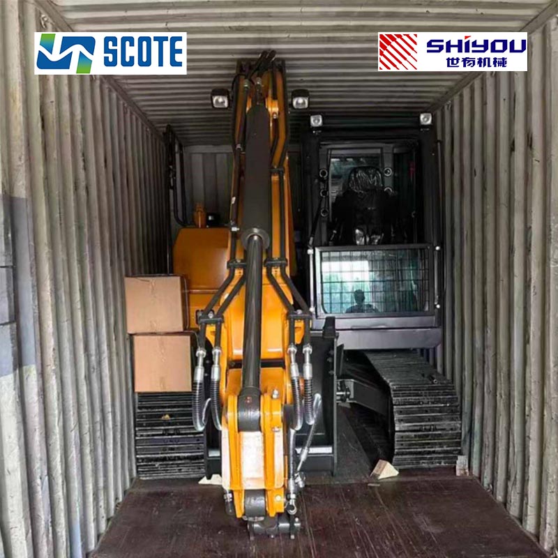 SCOTE ST80 PRO 8-Ton Crawler Excavator Powered by Kubota V2607-T Engine 42.4kw Bucket Capacity 0.3m³