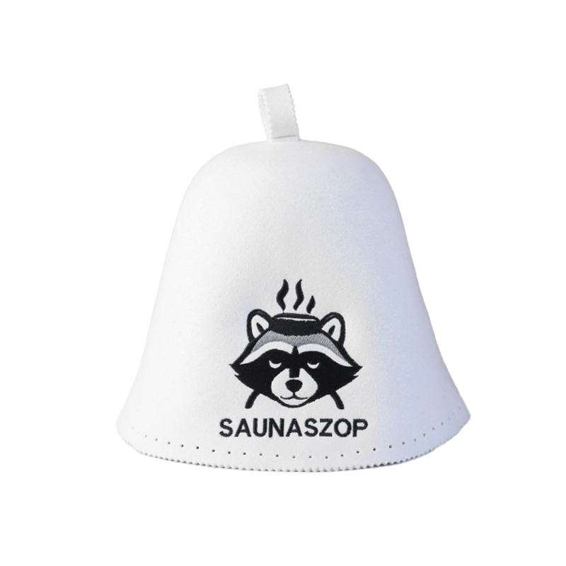 Luxury Australian Wool Sauna Bucket Shower Hat | Breathable & Heat-Resistant | Customizable Logo Available