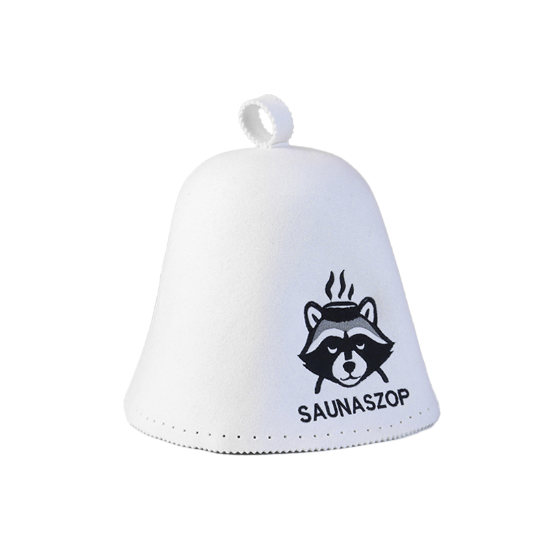 Luxury Australian Wool Sauna Bucket Shower Hat | Breathable & Heat-Resistant | Customizable Logo Available
