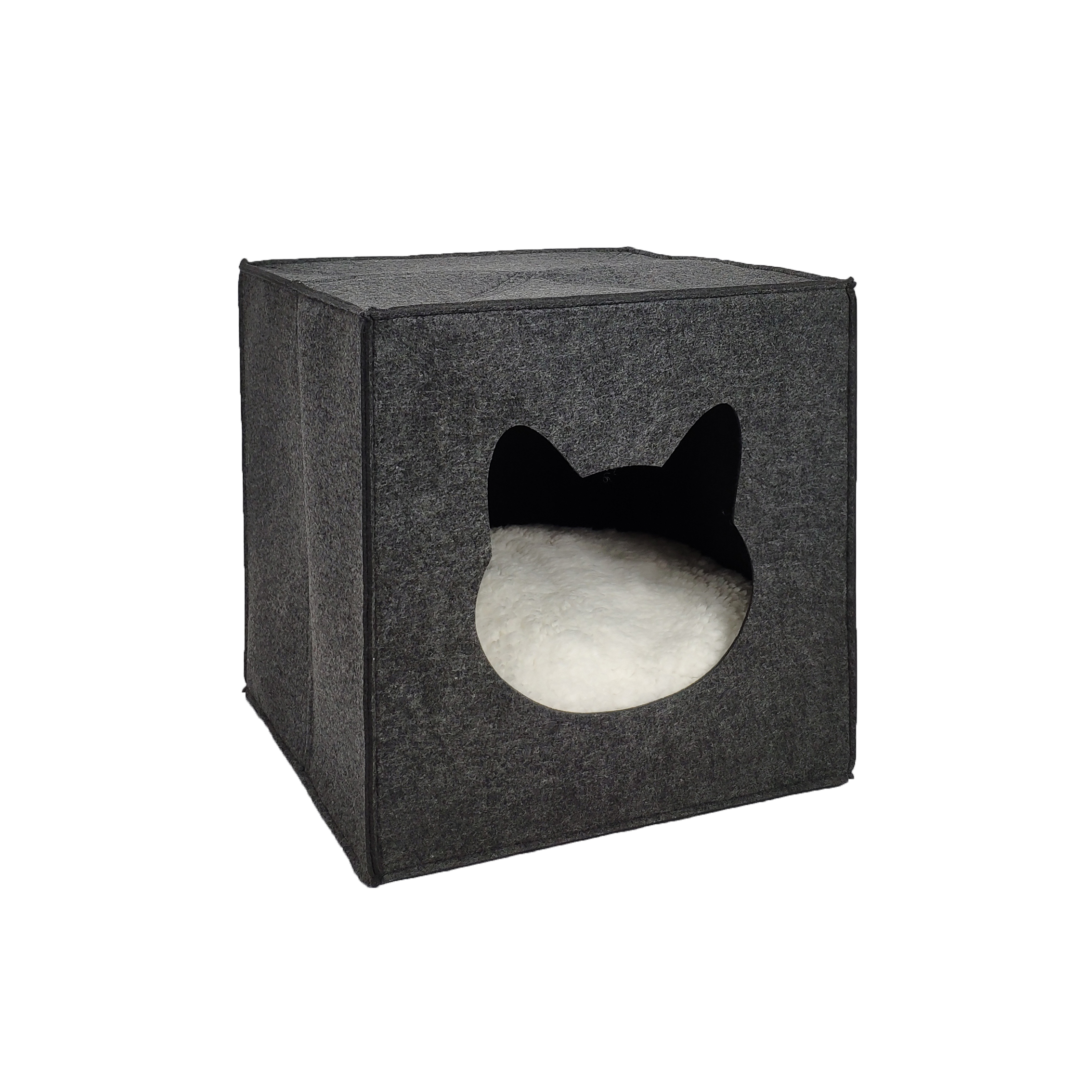 Manufacturer Wholesale Felt Cloth Warm Foldable Detachable Indoor Luxury Comfortable Pet Dog Cat House