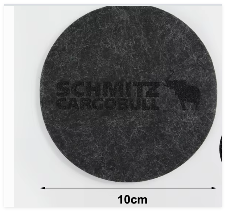 Eco-friendly Polyester Material Felt Placemat with Different Shape and Drink Felt Coaster