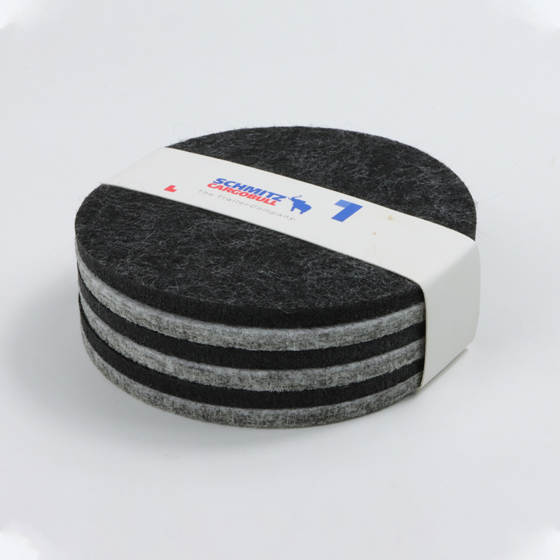 Eco-friendly Polyester Material Felt Placemat with Different Shape and Drink Felt Coaster