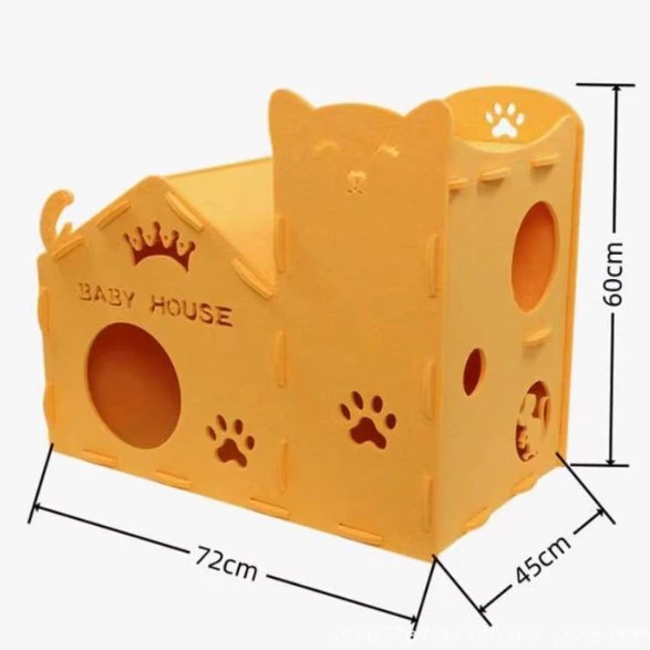 Indoor Cat Play Cave & Tunnel | Cozy Foldable Felt Bed for Kittens & Scratching Pets