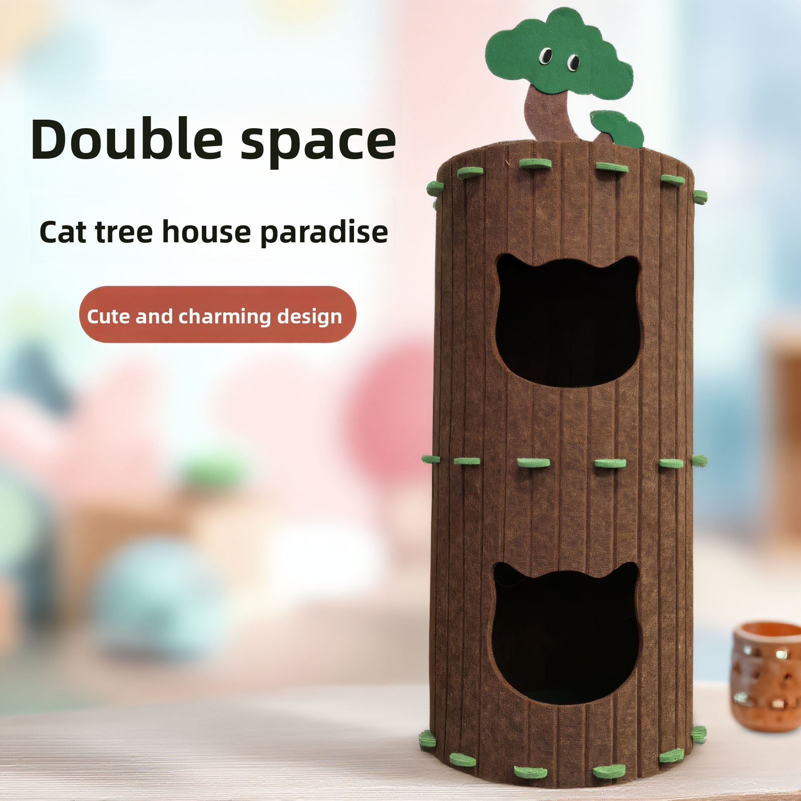 Scratch Resistant Cat Tunnel, Foldable Multiple Pet Play