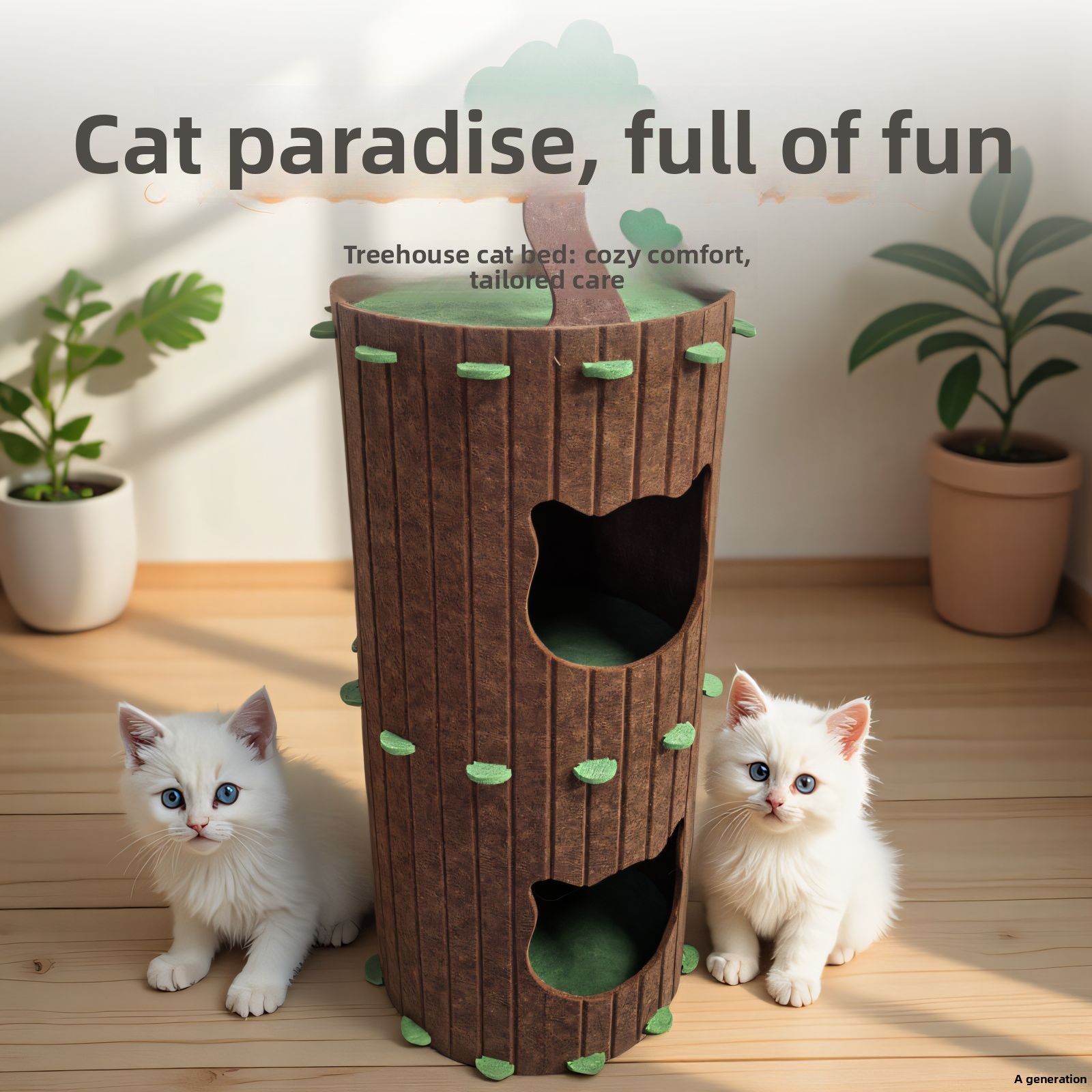 Scratch Resistant Cat Tunnel, Foldable Multiple Pet Play
