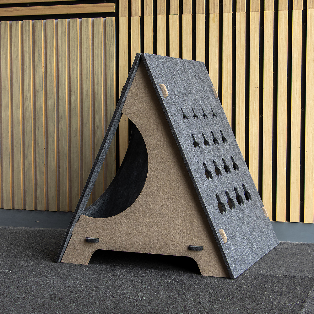 Hot Sale Cozy Scratch Resistant Foldable Polyester Felt Material Large Cat Bed & Cave for Indoor Kittens & Multiple Pets Playing in Hideaway Tunnel, OEM/SGS Certified Custom Service