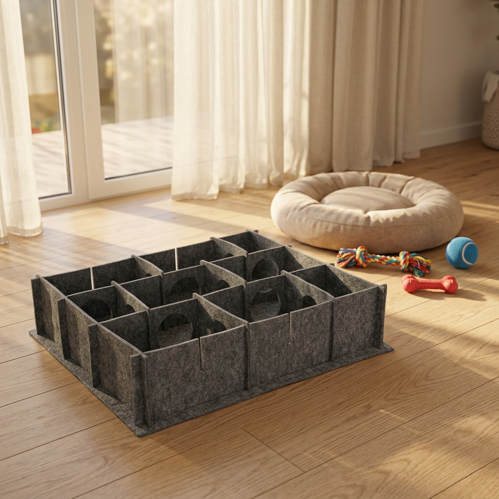 Foldable Large Cat Bed & Cave Cozy Scratch Resistant Felt Hideaway Tunnel for Indoor Pets Playing