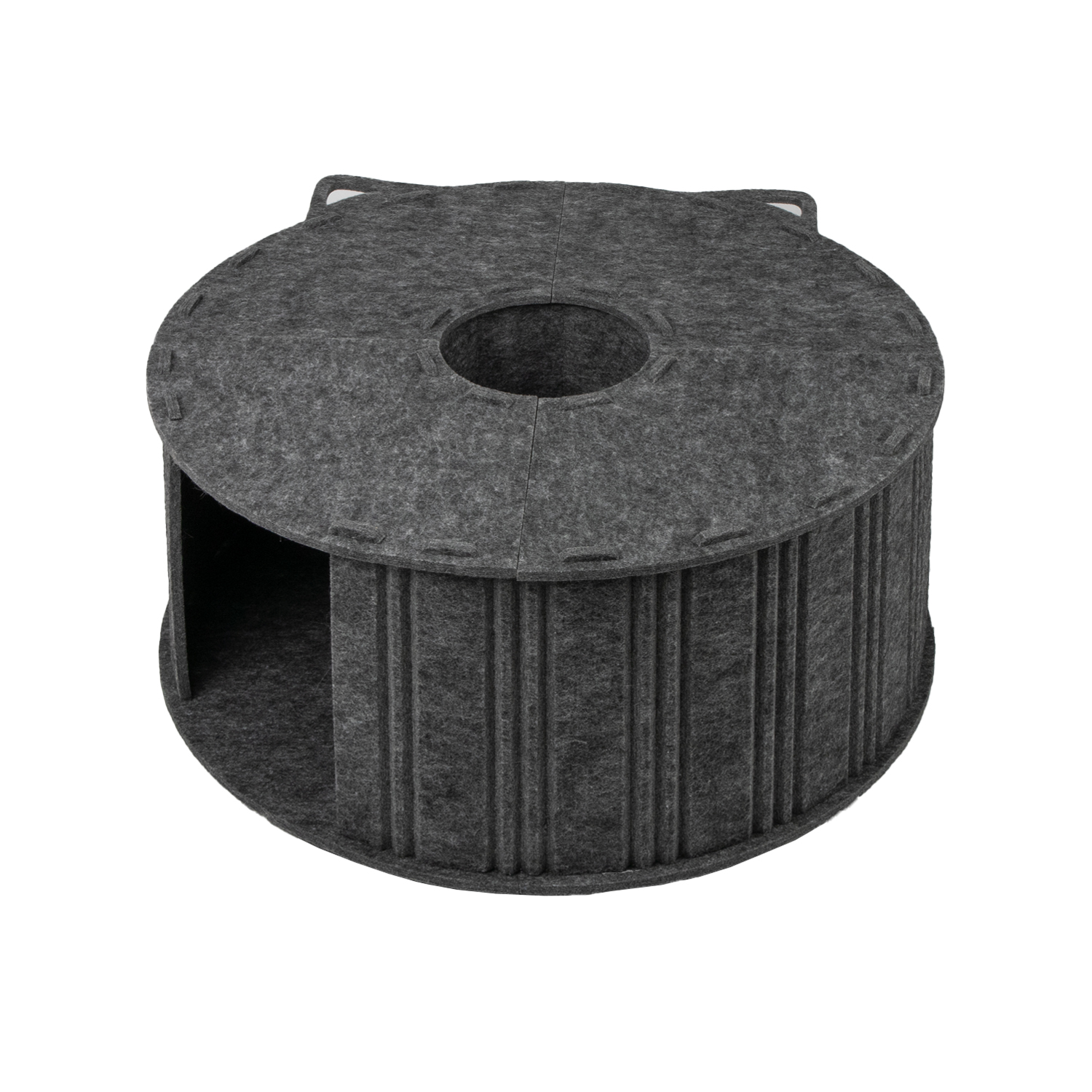 Modular Felt Dog Cat House Super Large Platform Stackable Foldable Removable Washable for Two Dogs/Cats Customizable Eco Pet