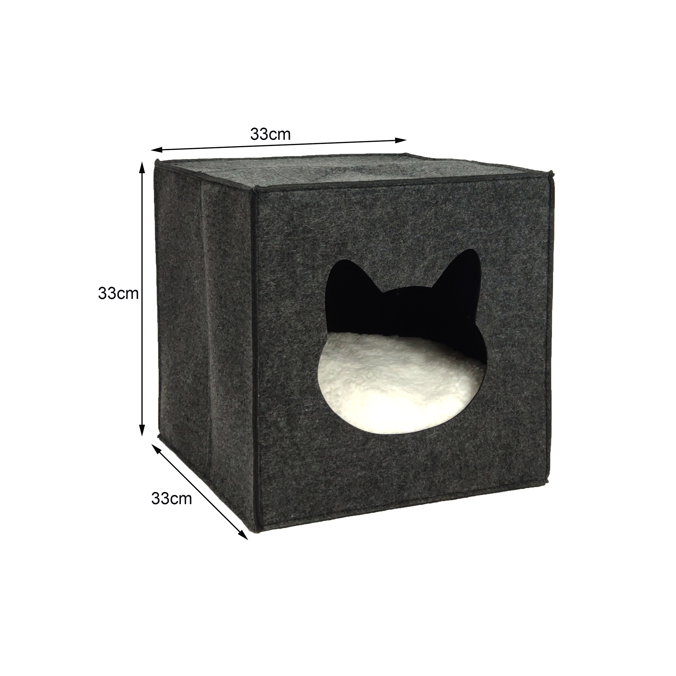 Manufacturer Wholesale Felt Cloth Warm Foldable Detachable Indoor Luxury Comfortable Pet Dog Cat House