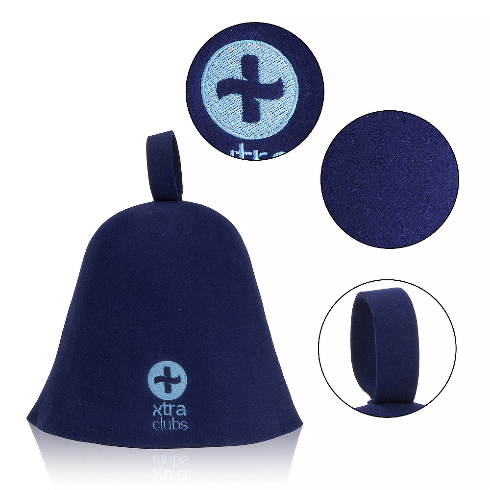 Custom Logo Eco-Friendly 100% Merino Wool Felt Sauna Hat