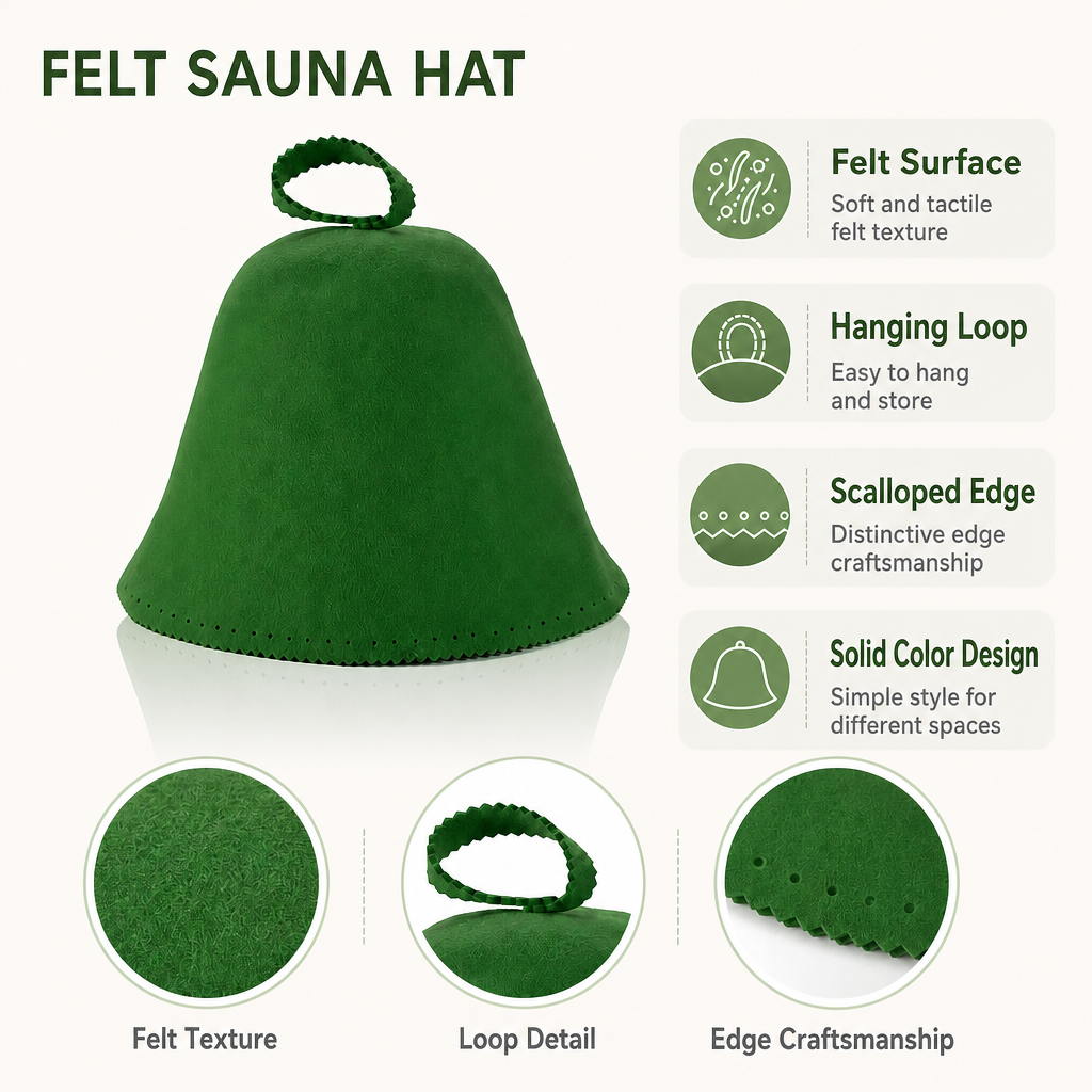 Sauna Hat Hanging View