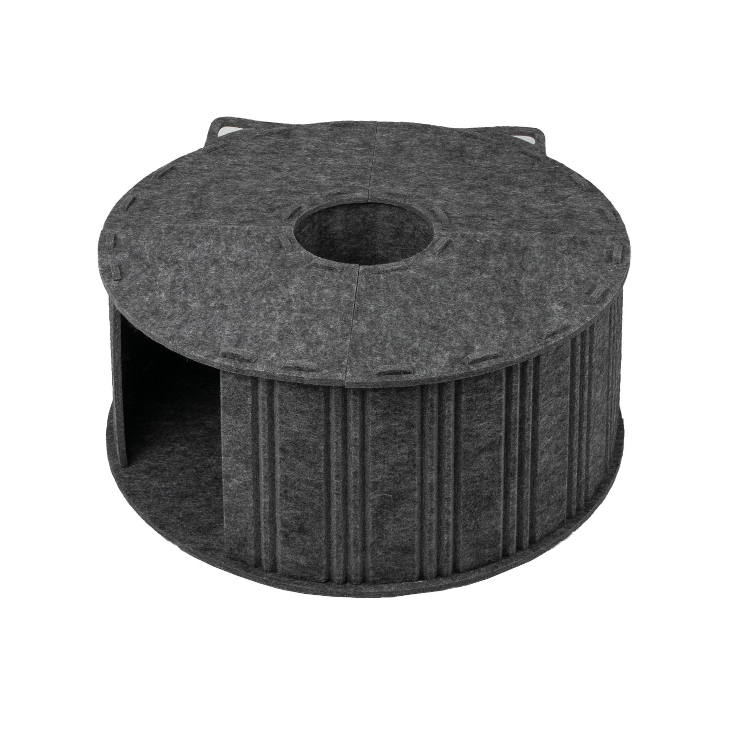 Modular Felt Dog Cat House Super Large Platform Stackable Foldable Removable Washable for Two Dogs/Cats Customizable Eco Pet
