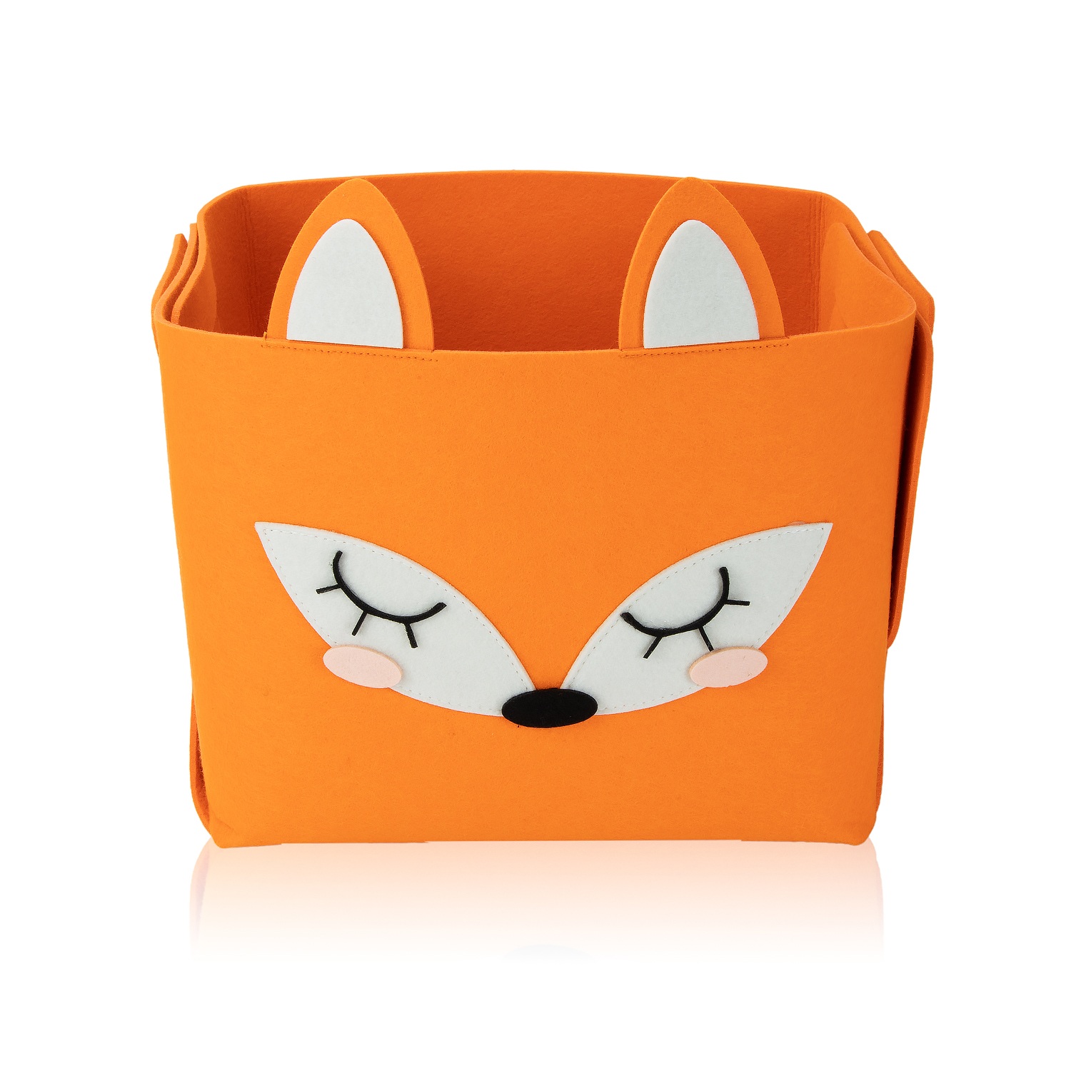 foldable collapsible kids animal felt laundry fabric gift storage basket box bag for baby