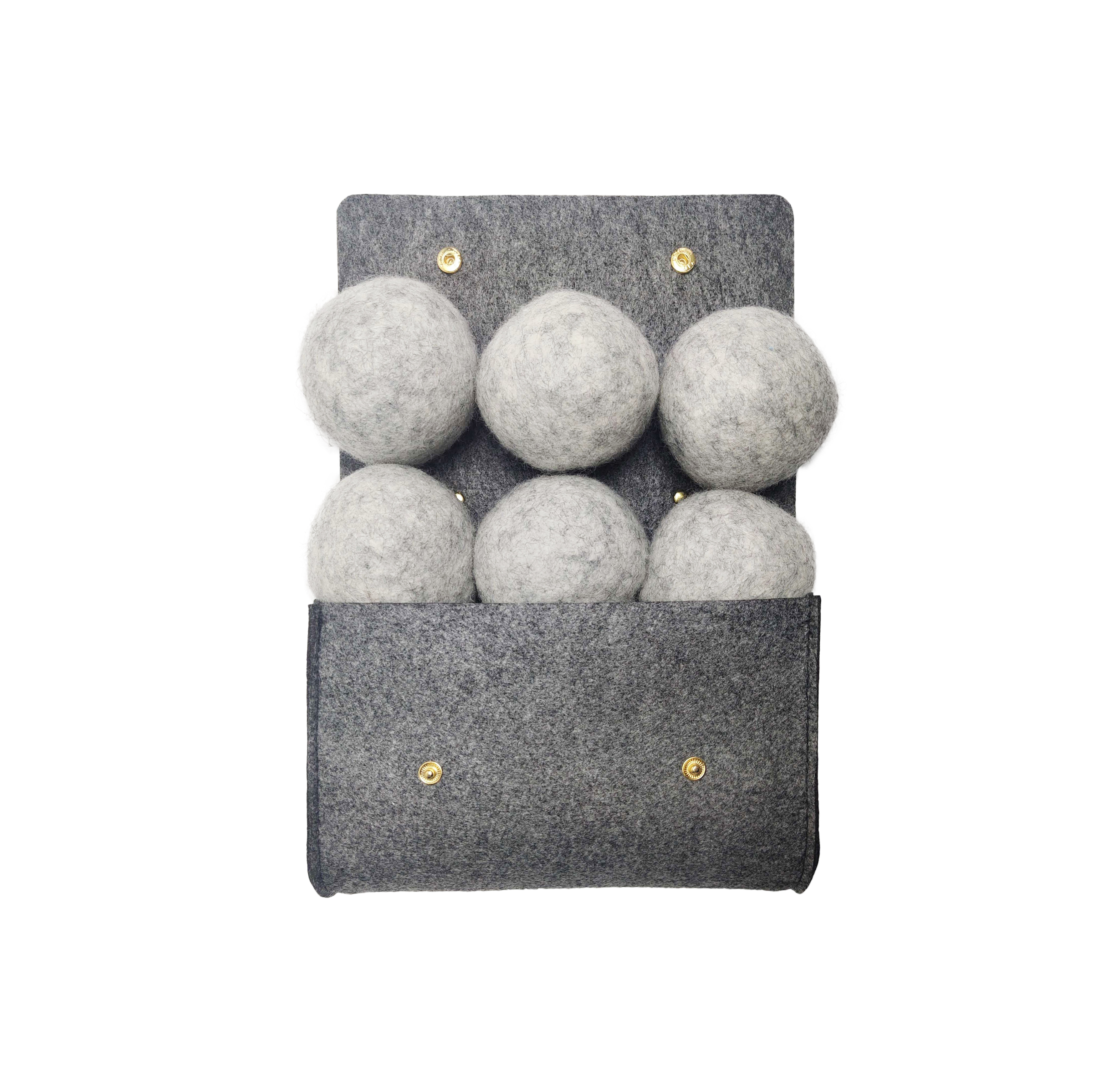 Wholesale Top Seller Same Private Label Organic Wool Dryer Balls New Zealand Sheep Laundry Dryer ball for Saves Drying Time