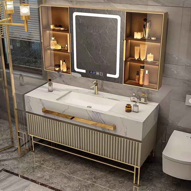 Modern Clearance Meuble Salle De Bain Vanity Bathroom Cabinets with Double Sink
