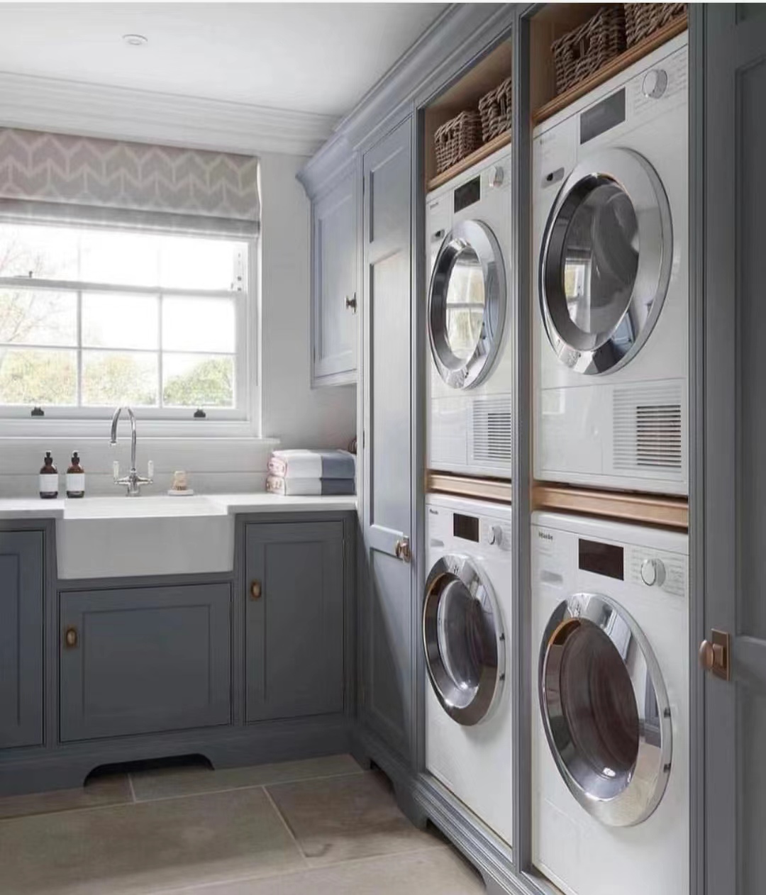 Window Balcony Stainless Steel Laundry Sink Cabinet